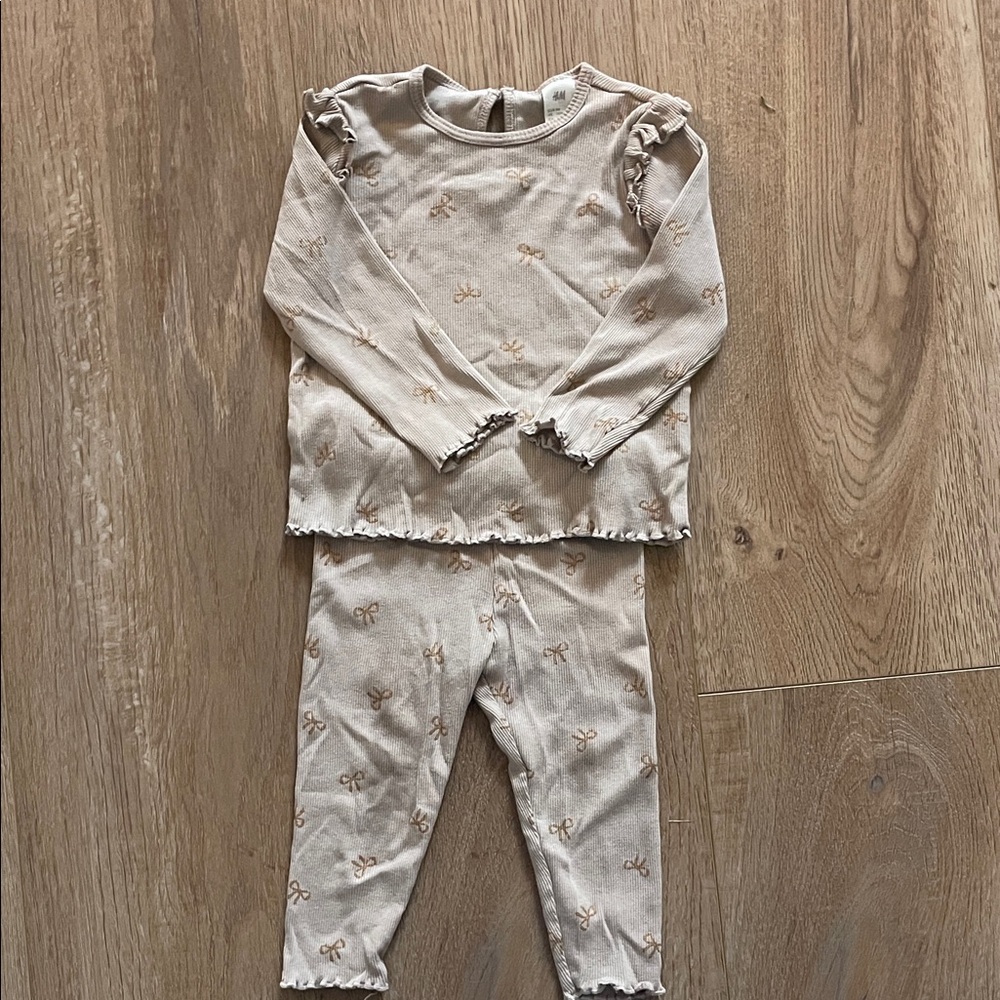H&M girls set with bows